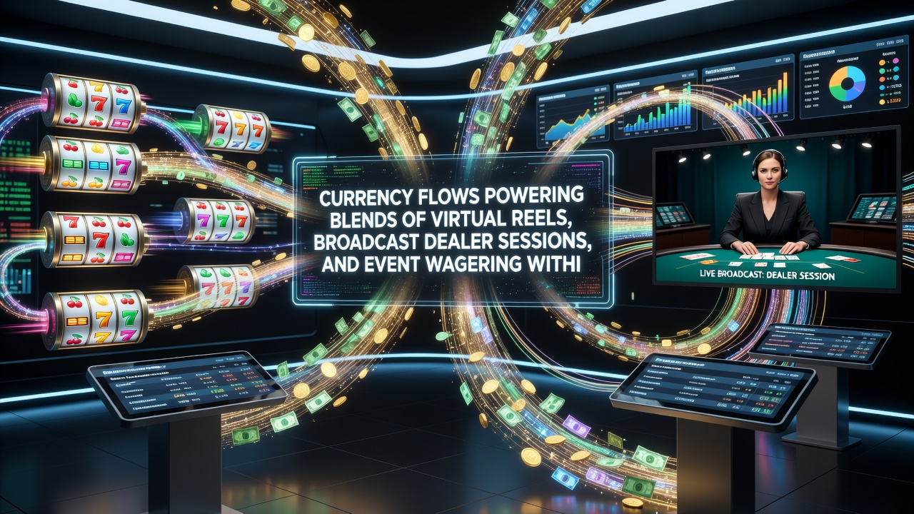 Infographic of loyalty point distribution between slot reels, live dealer tables, and sports event bets