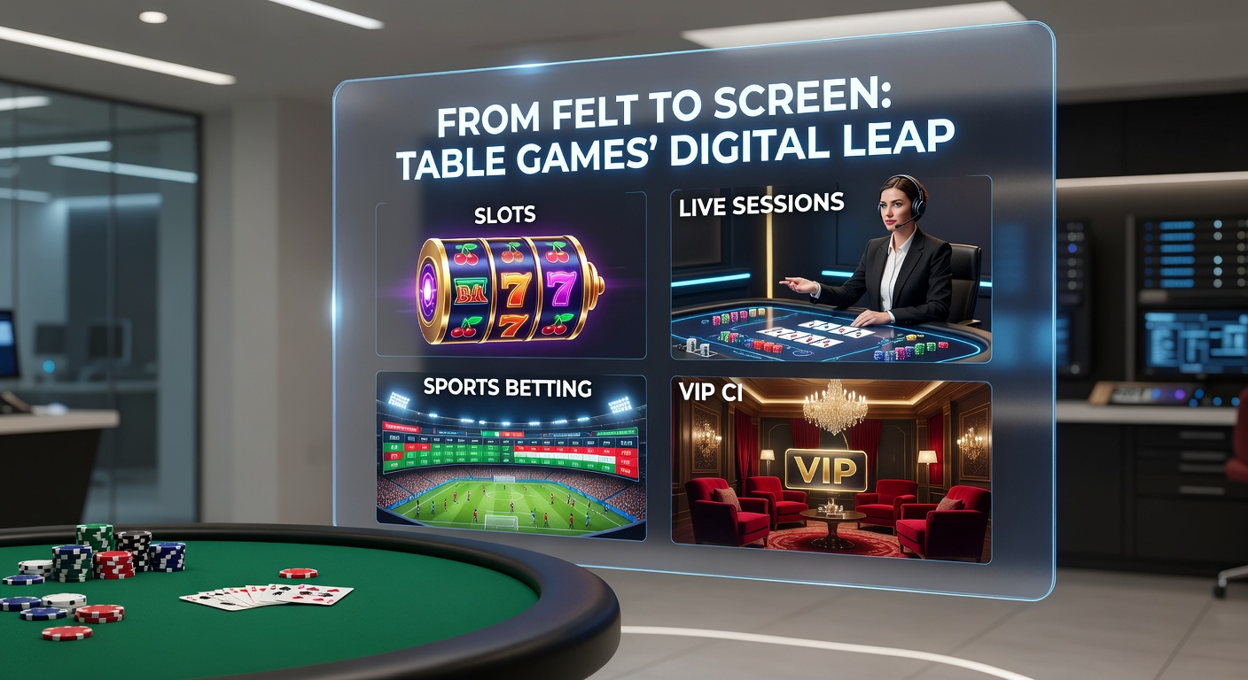 Dynamic live dealer setup with high-definition streams of blackjack and roulette tables integrated with digital slot overlays and VIP betting options